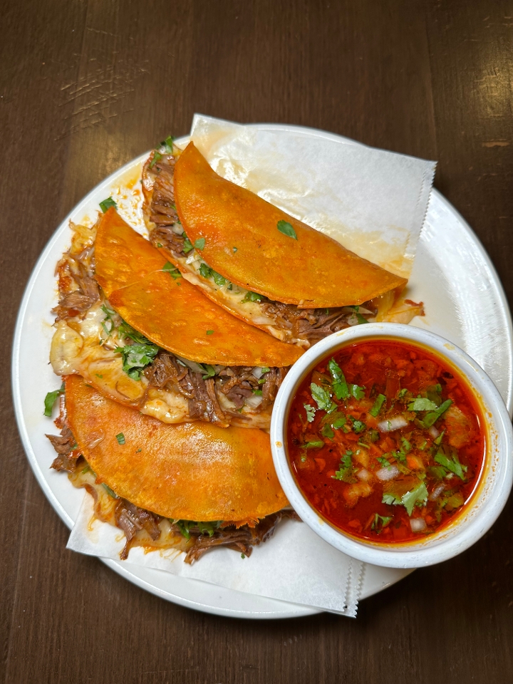 (3) Quesa Birria.