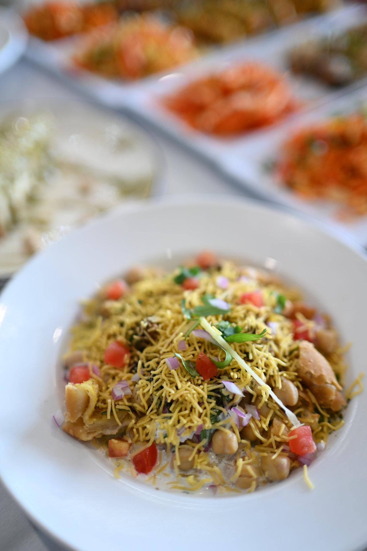 Samosa Chaat.