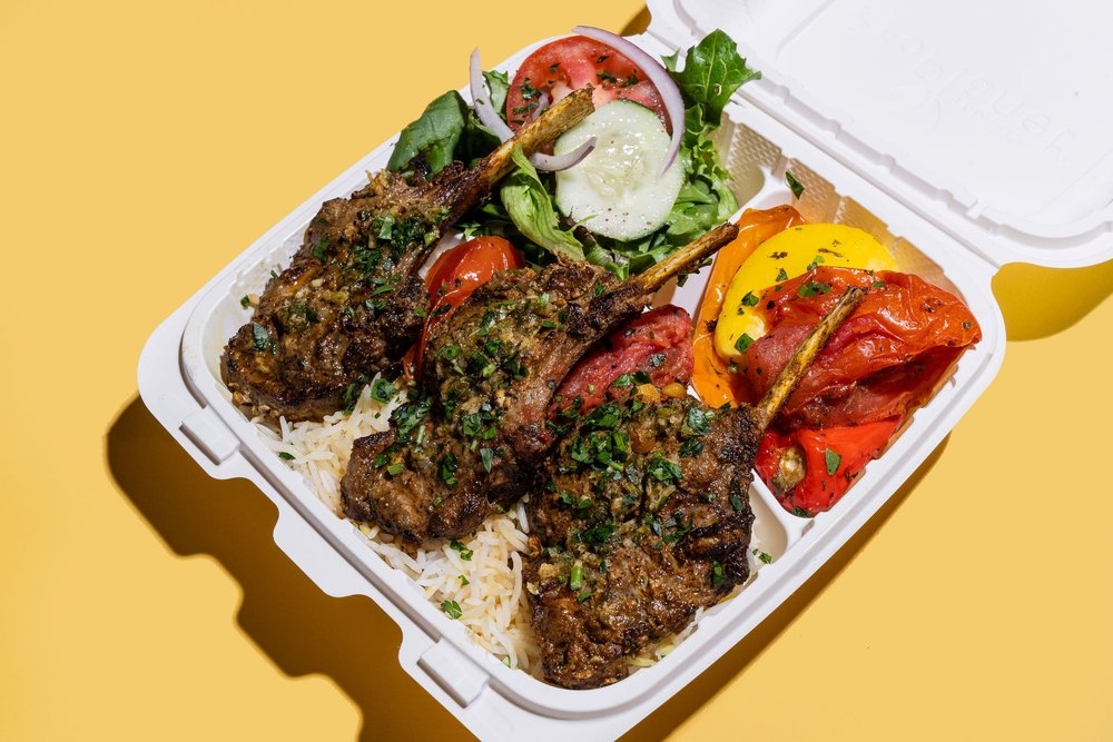 8. Lamb Chops Platter.