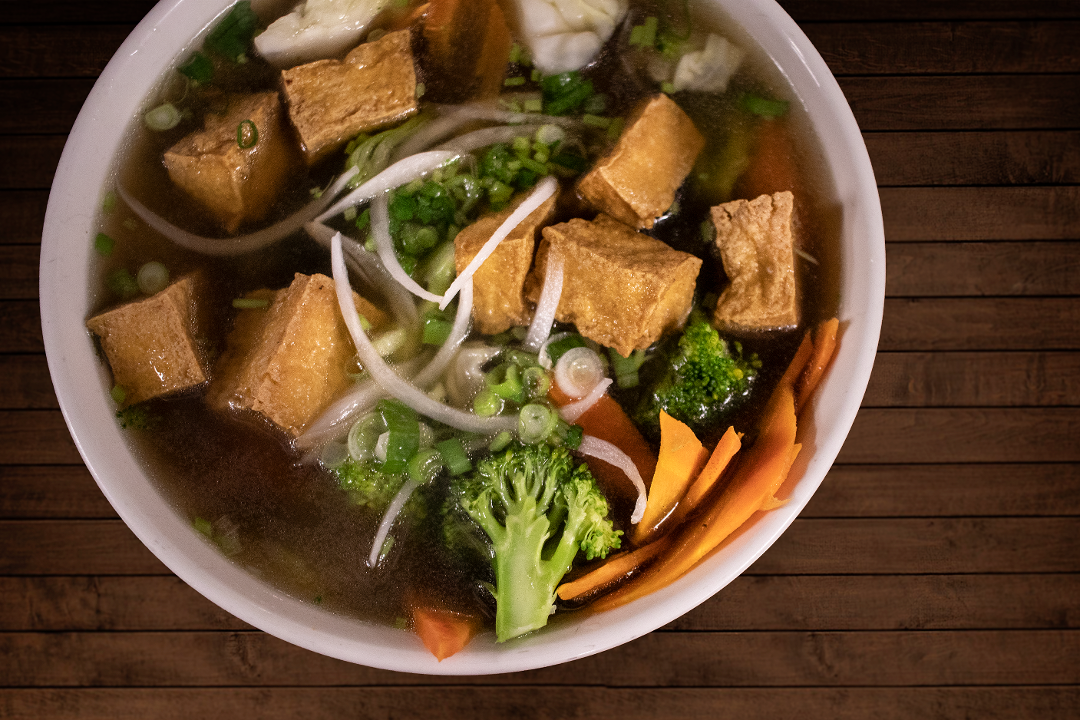 202 Veggie Tofu Rice Noodle Pho.