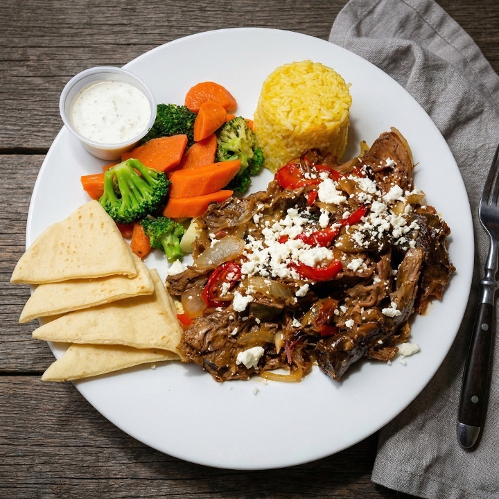 Greek Style Stir Fry.