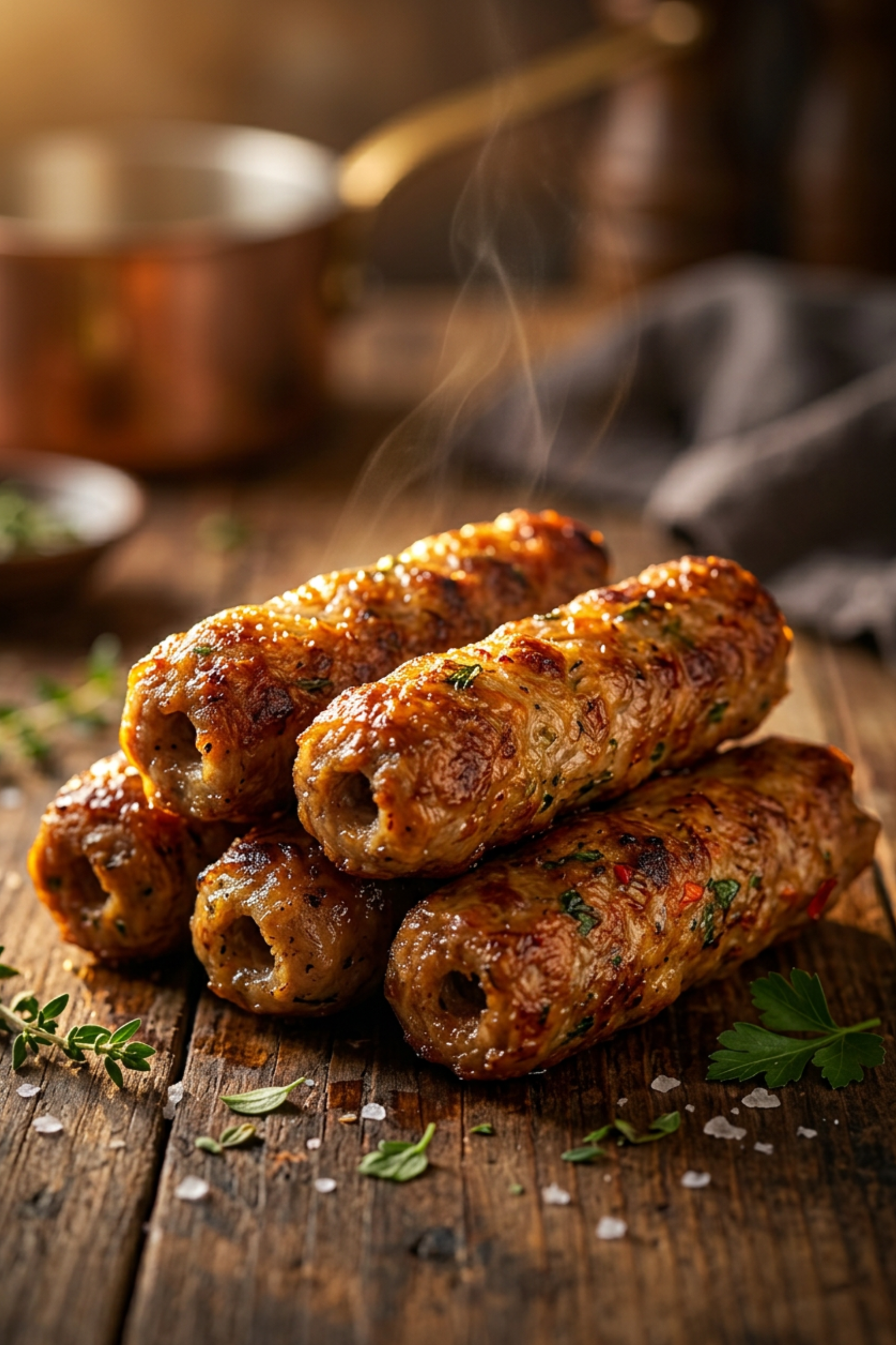 Chicken Seekh Kabab (2pcs).