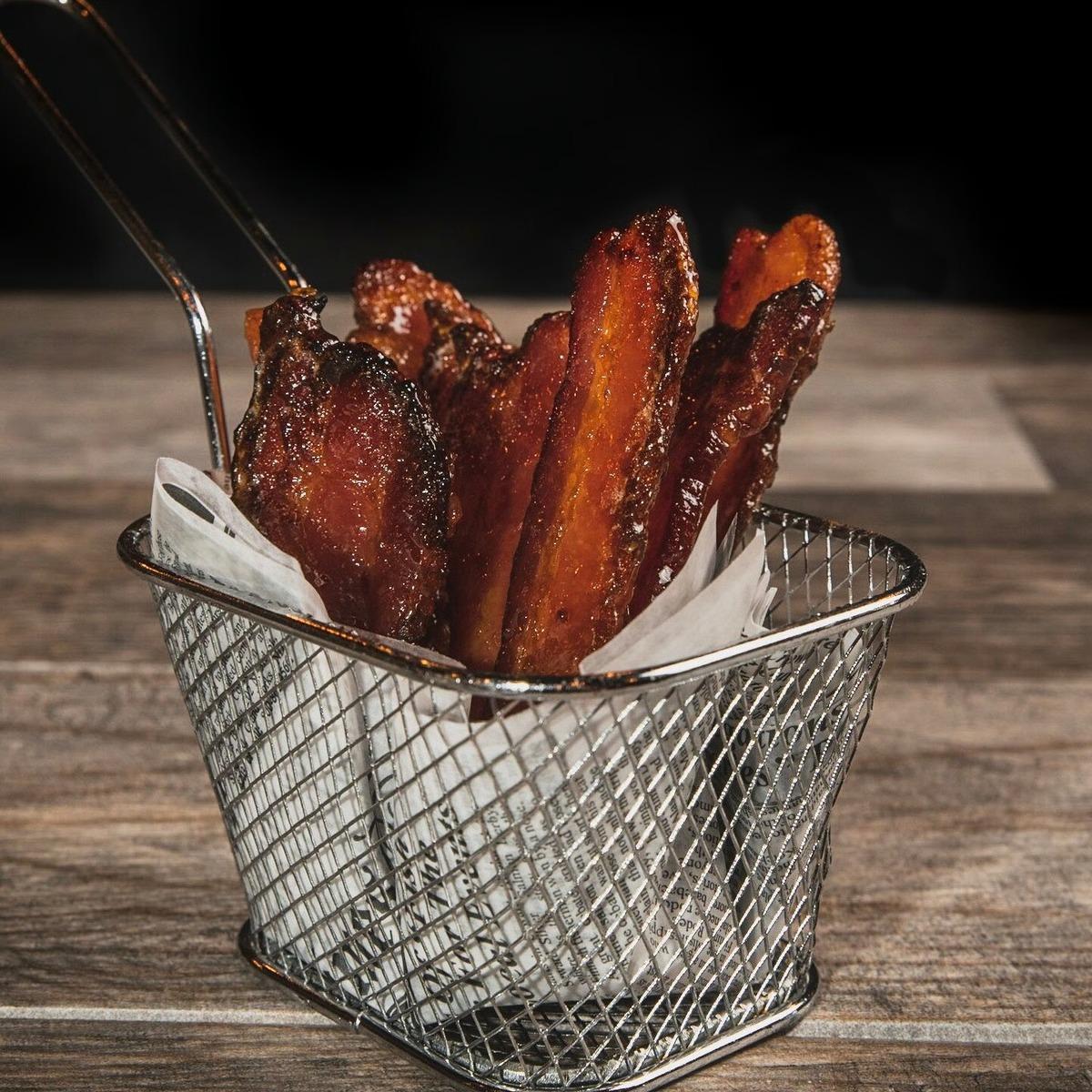 Caramelized Candied Bacon.