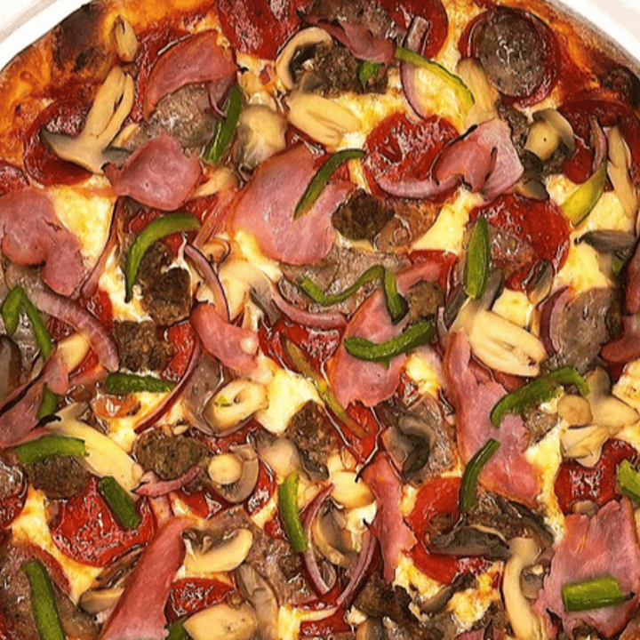 Medium House Special Pizza.