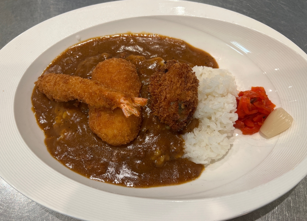 Mixed Seafood #1 Ebi, Kaki, Kani Cream.