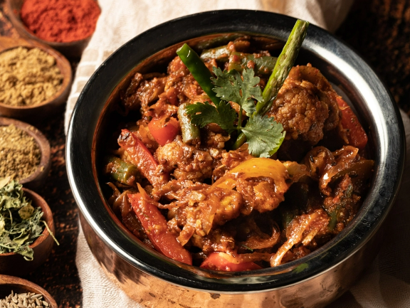Lamb Jalfrezi.