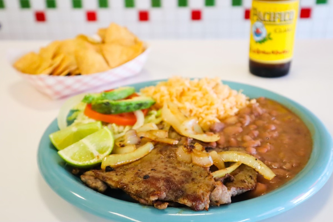 Carne Asada Plate.