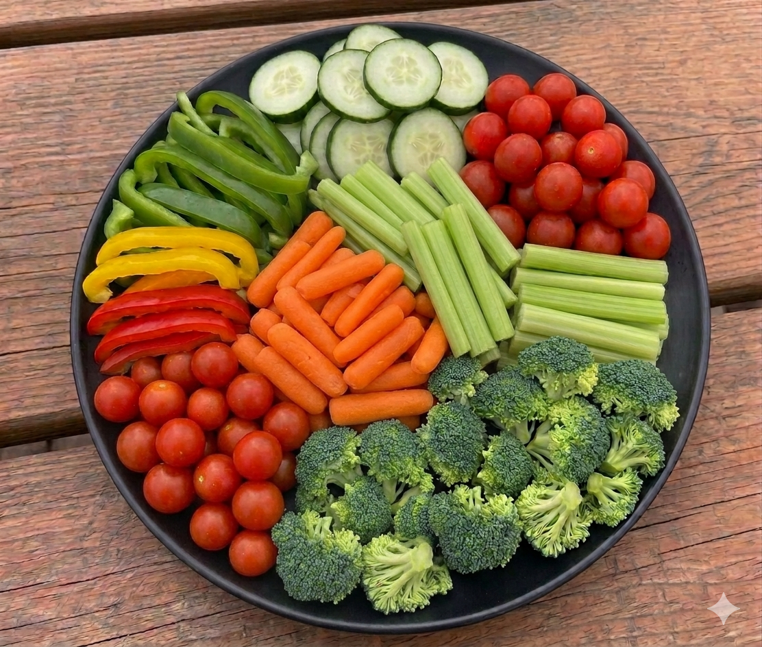Fresh Veggie Tray.