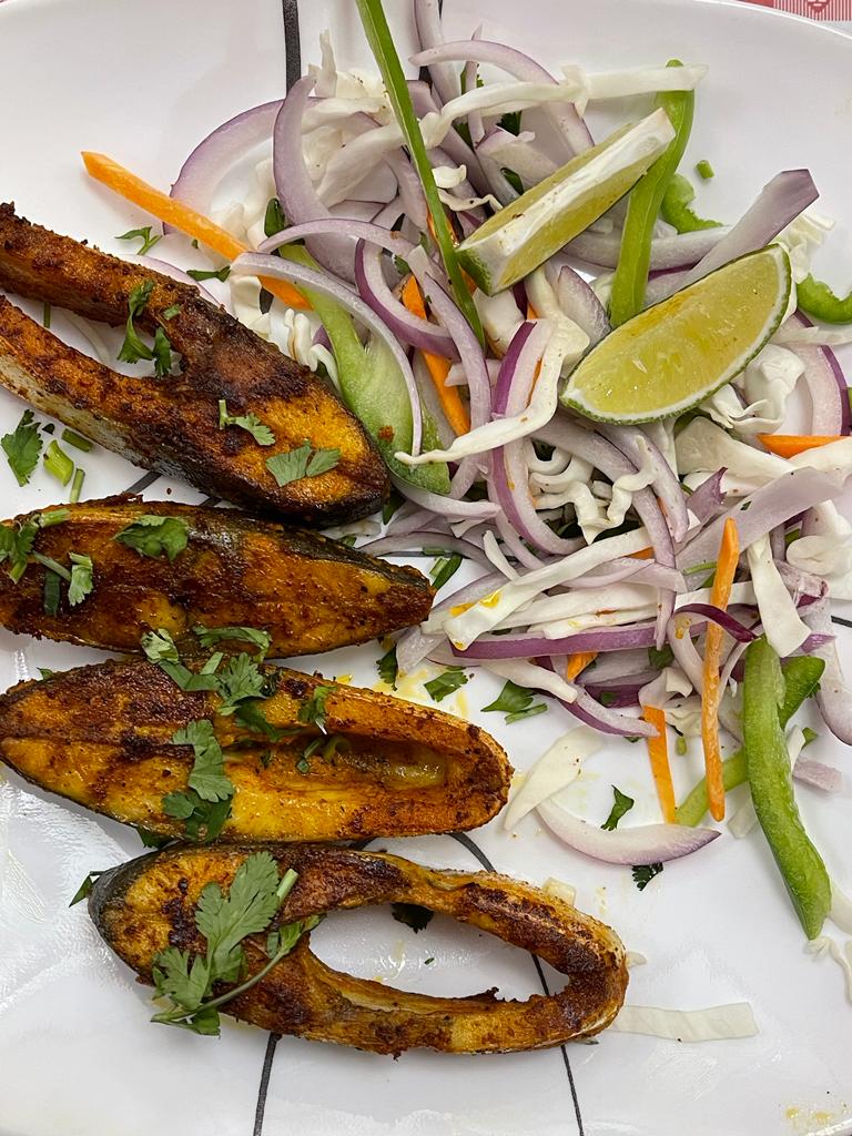 Pomfret Fish Fry- 4 Piece.