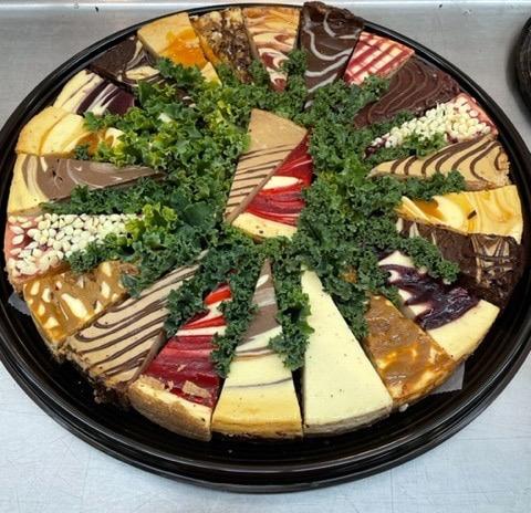 Assorted Cheesecake Tray (20 pieces).