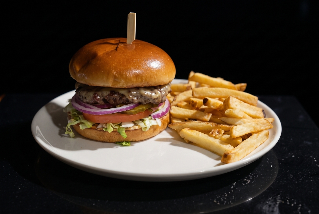 Public House Flagship Burger.