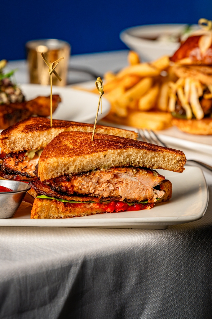 Blackened Salmon BLT.