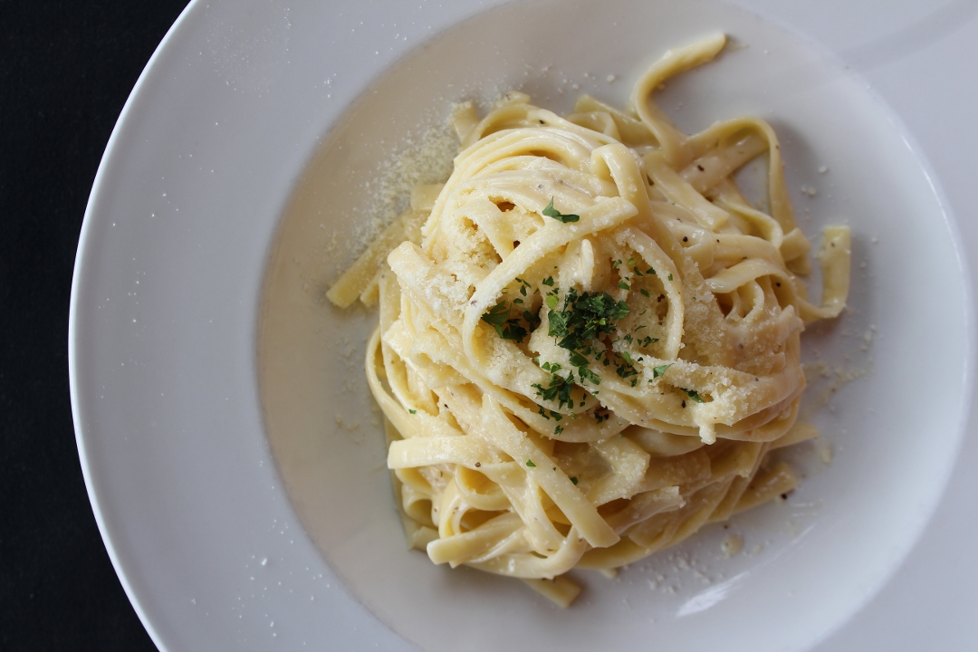 Fettuccine Alfredo.
