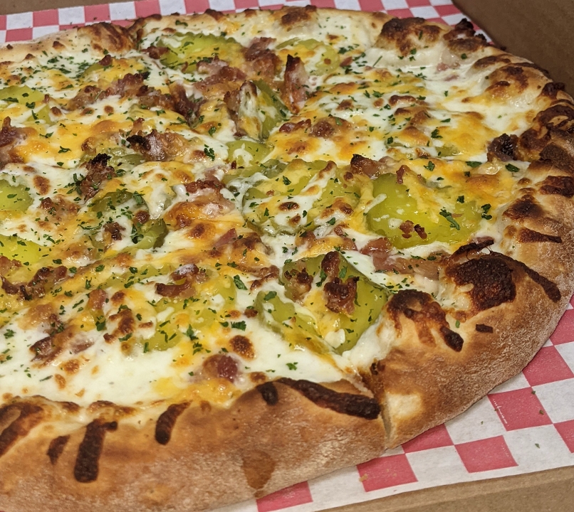 Dill Pickle Pizza.