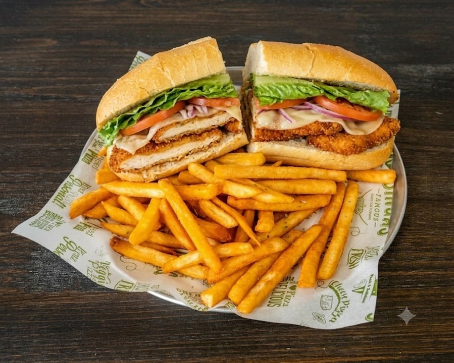 Breaded Chicken Sandwich.