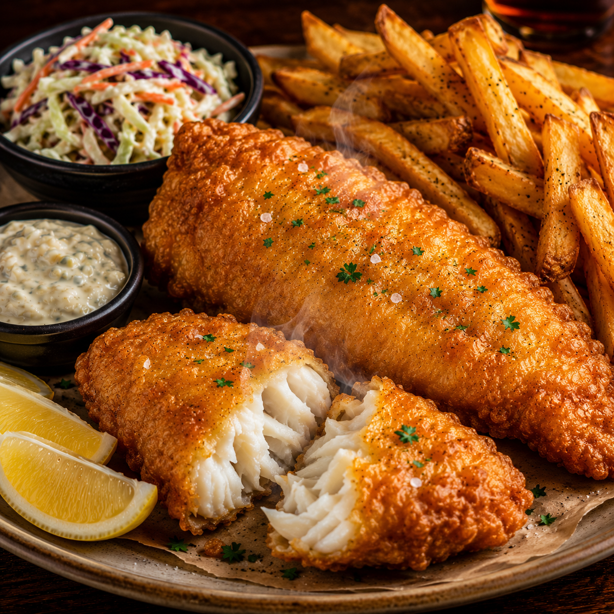 Classic Fish & Chips.