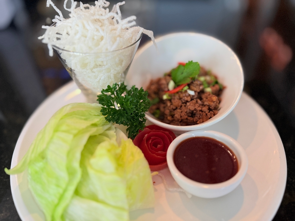 Chicken Lettuce Wrap.