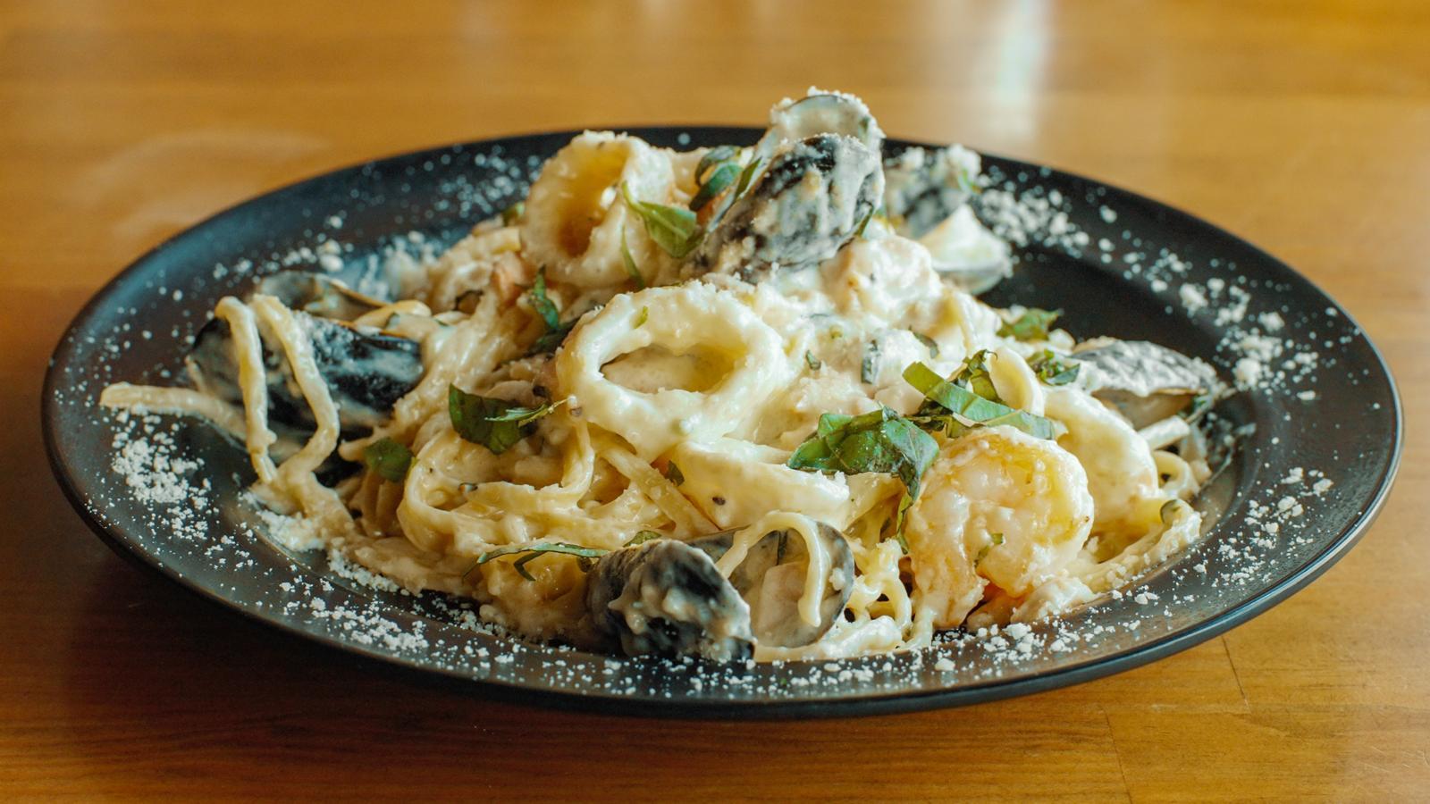 Seafood Linguini.