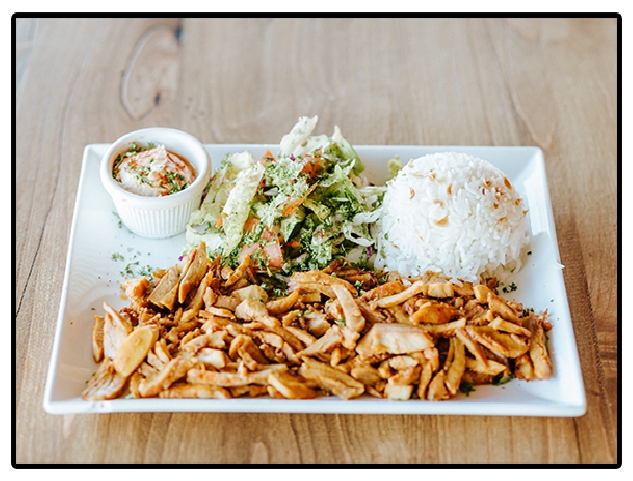 Chicken Shawarma Plate.