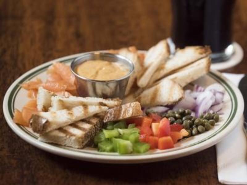 Smoked Salmon Plate.