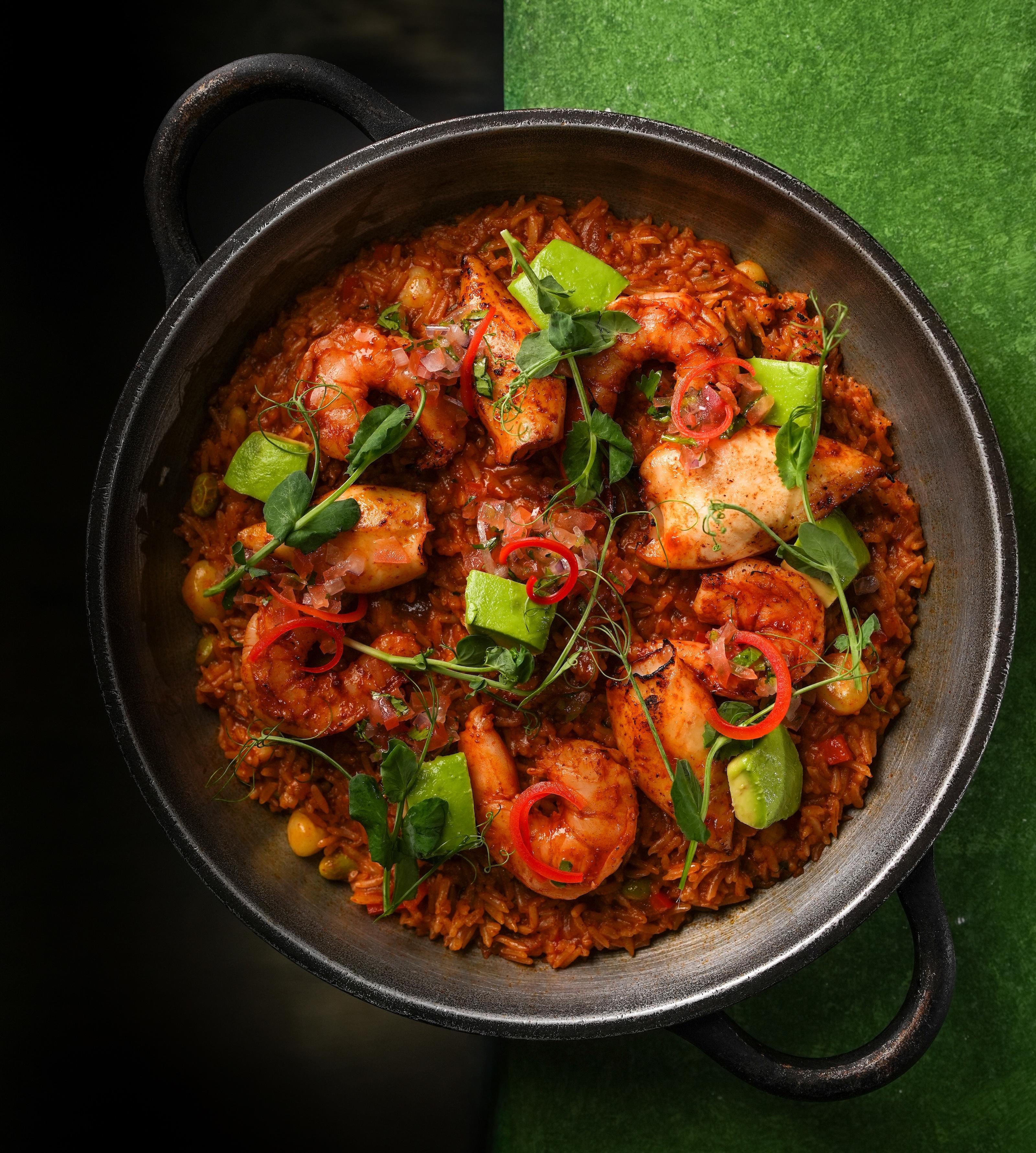 Arroz Con Mariscos.