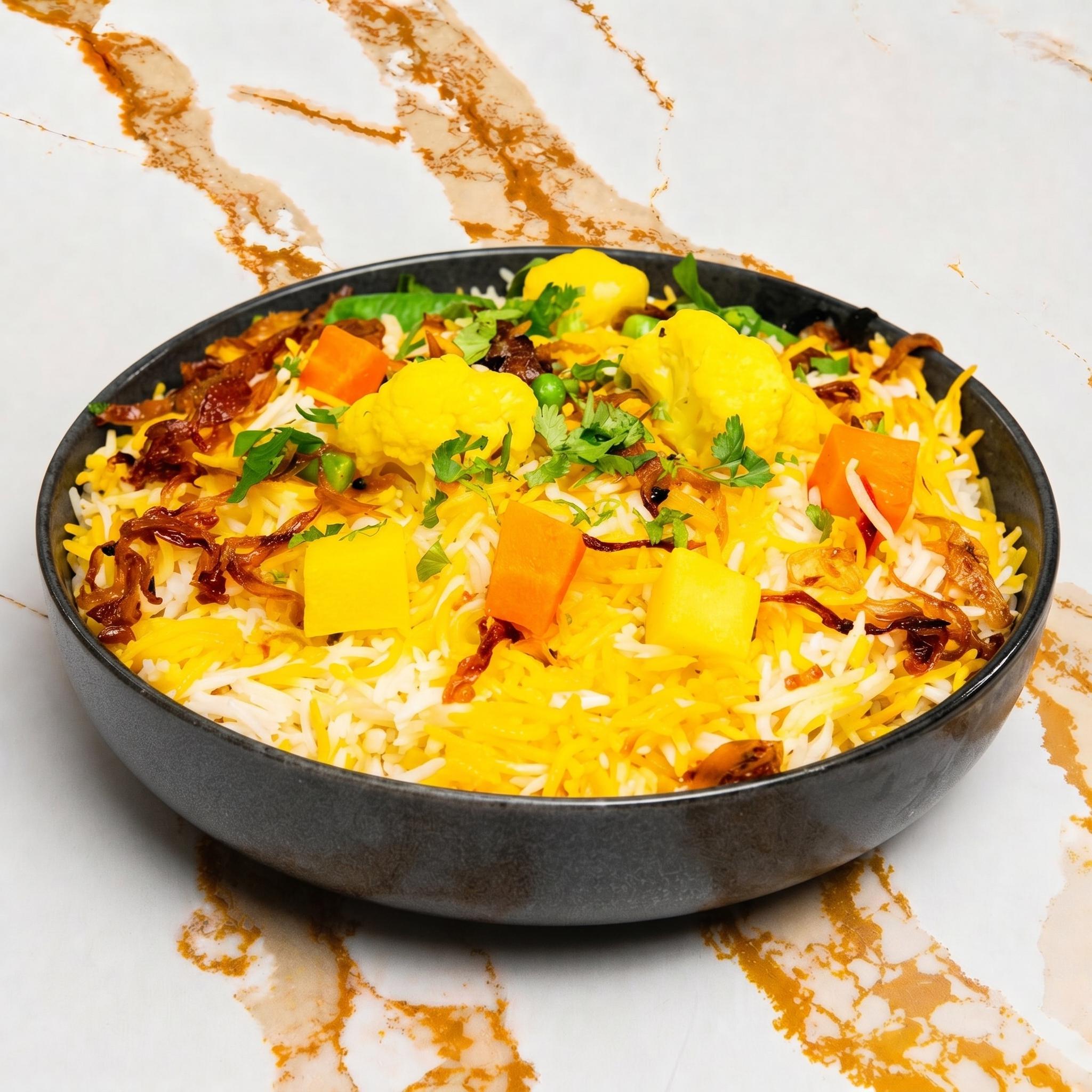 Vegetable Biryani.
