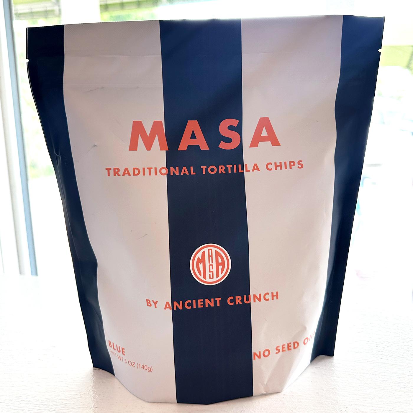 Masa Blue Tortilla Chips.