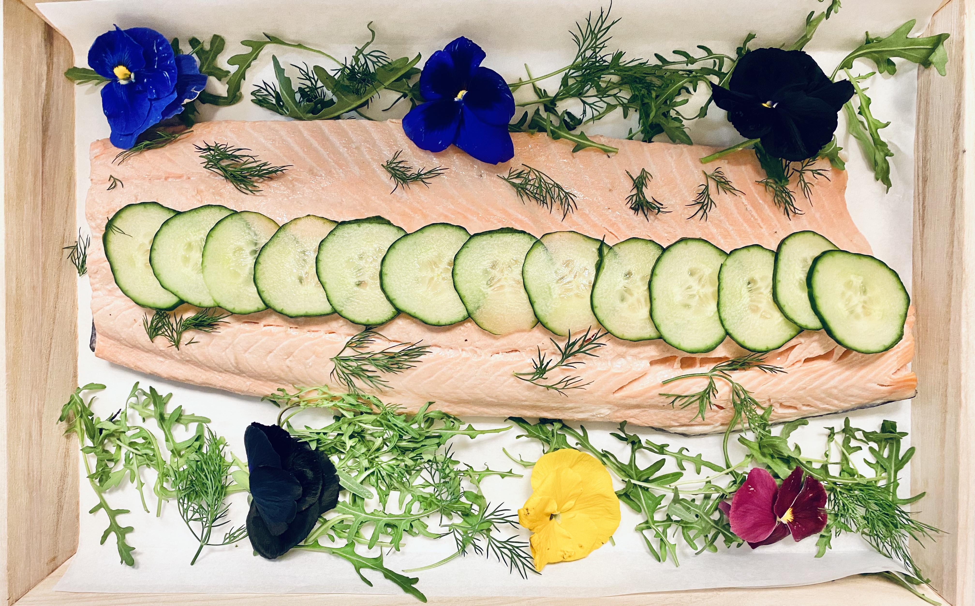 Poached Salmon.