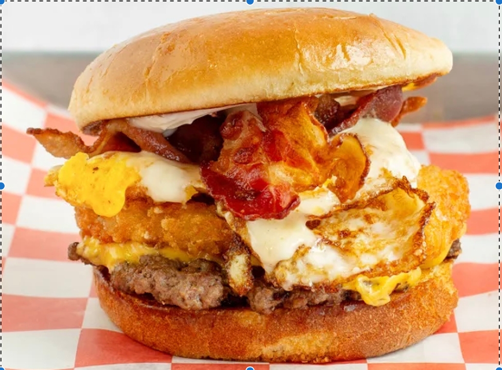 Deluxe Egg Burger.