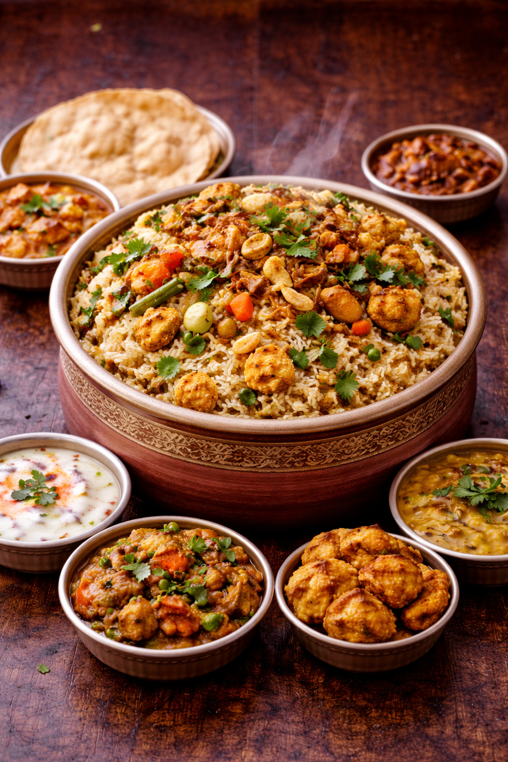 VEG BUCKET BIRIYANI.