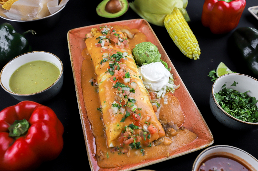 Fajita Burrito Lunch.