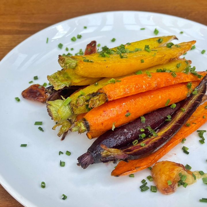 Honey Roasted Carrots.