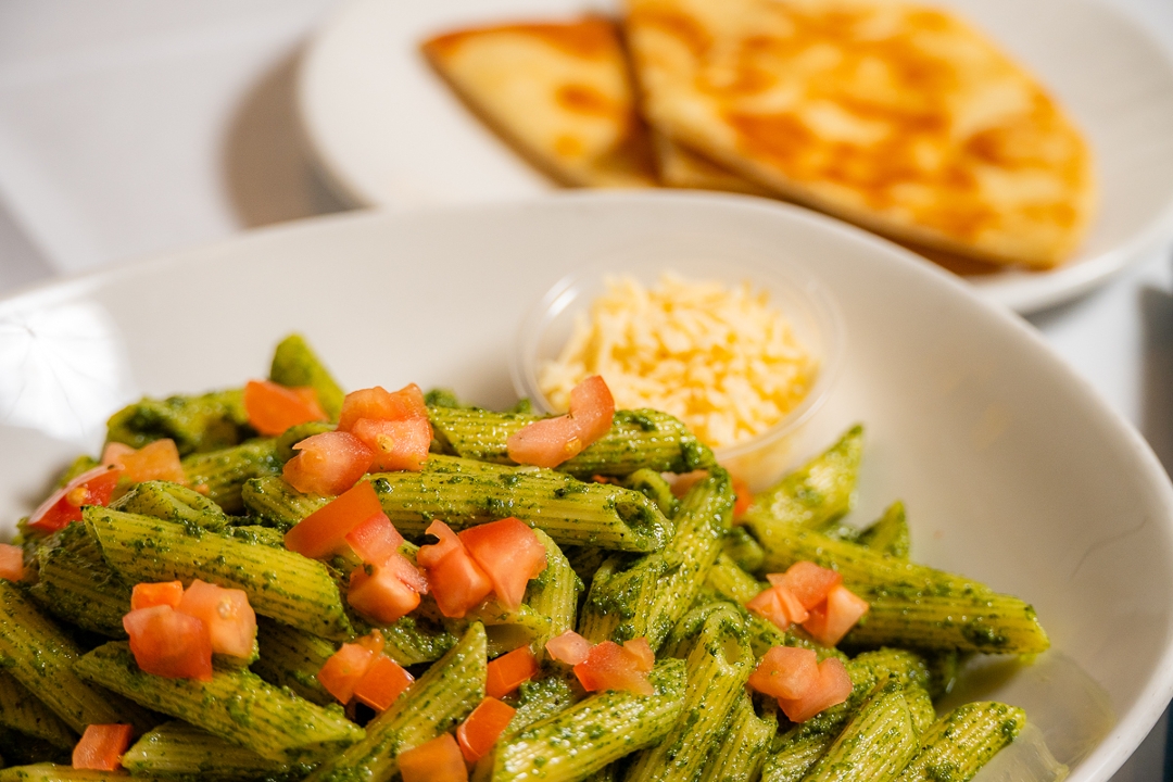 Penne Basil Pesto.