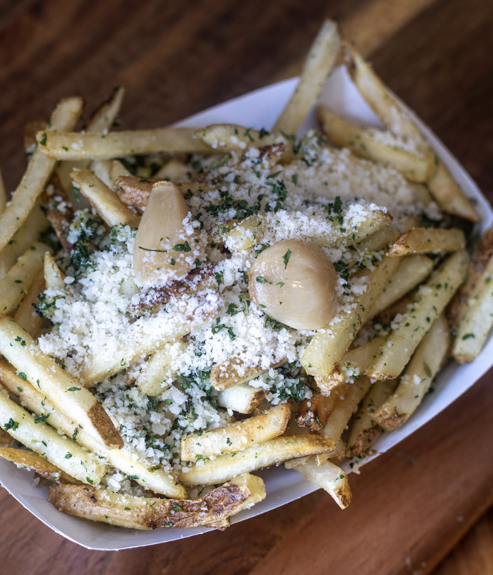 Garlic Fries Side.