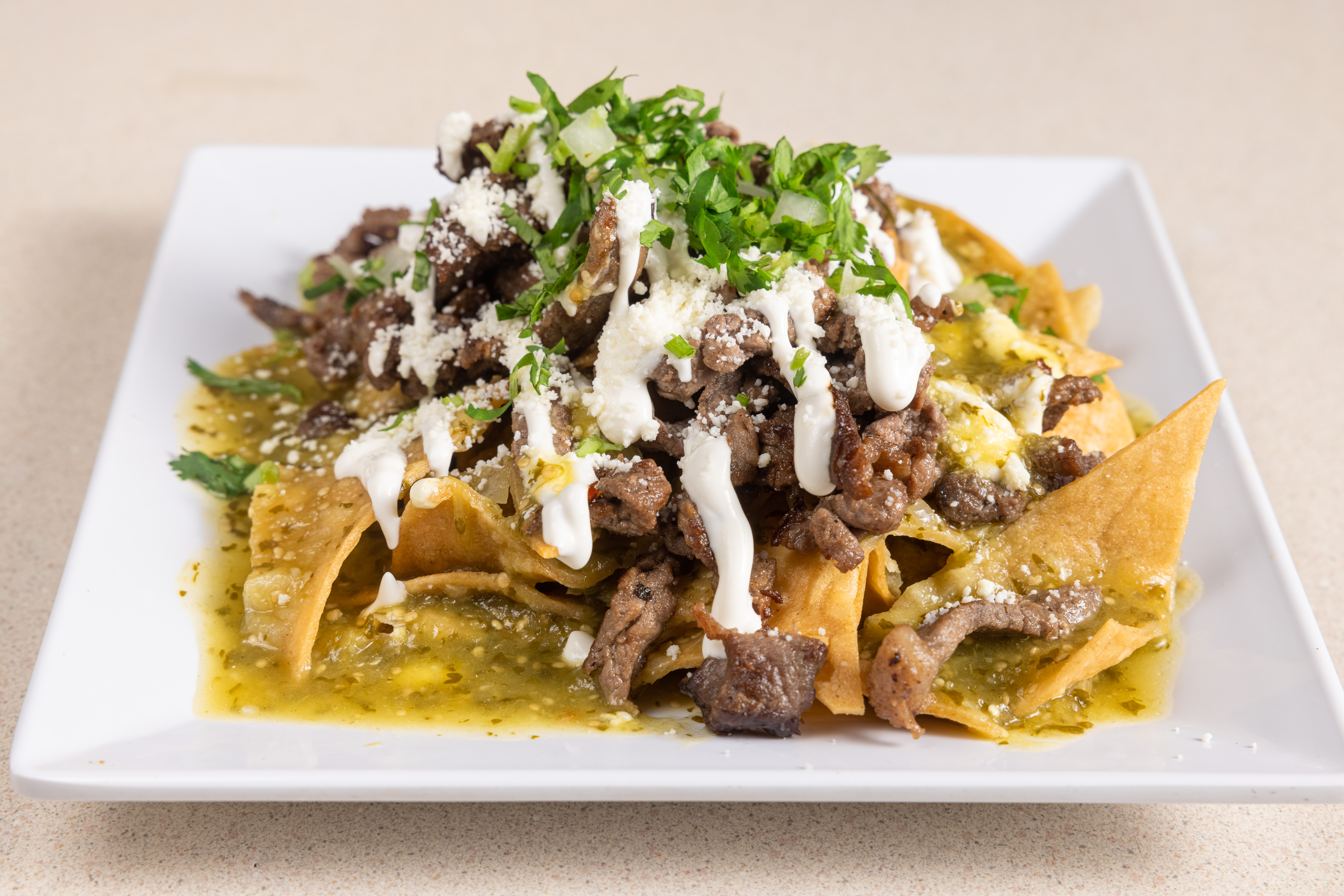Steak Chilaquiles.