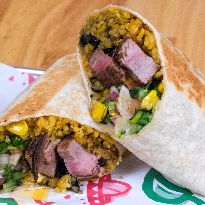 Steak Burrito (Carne Asada).