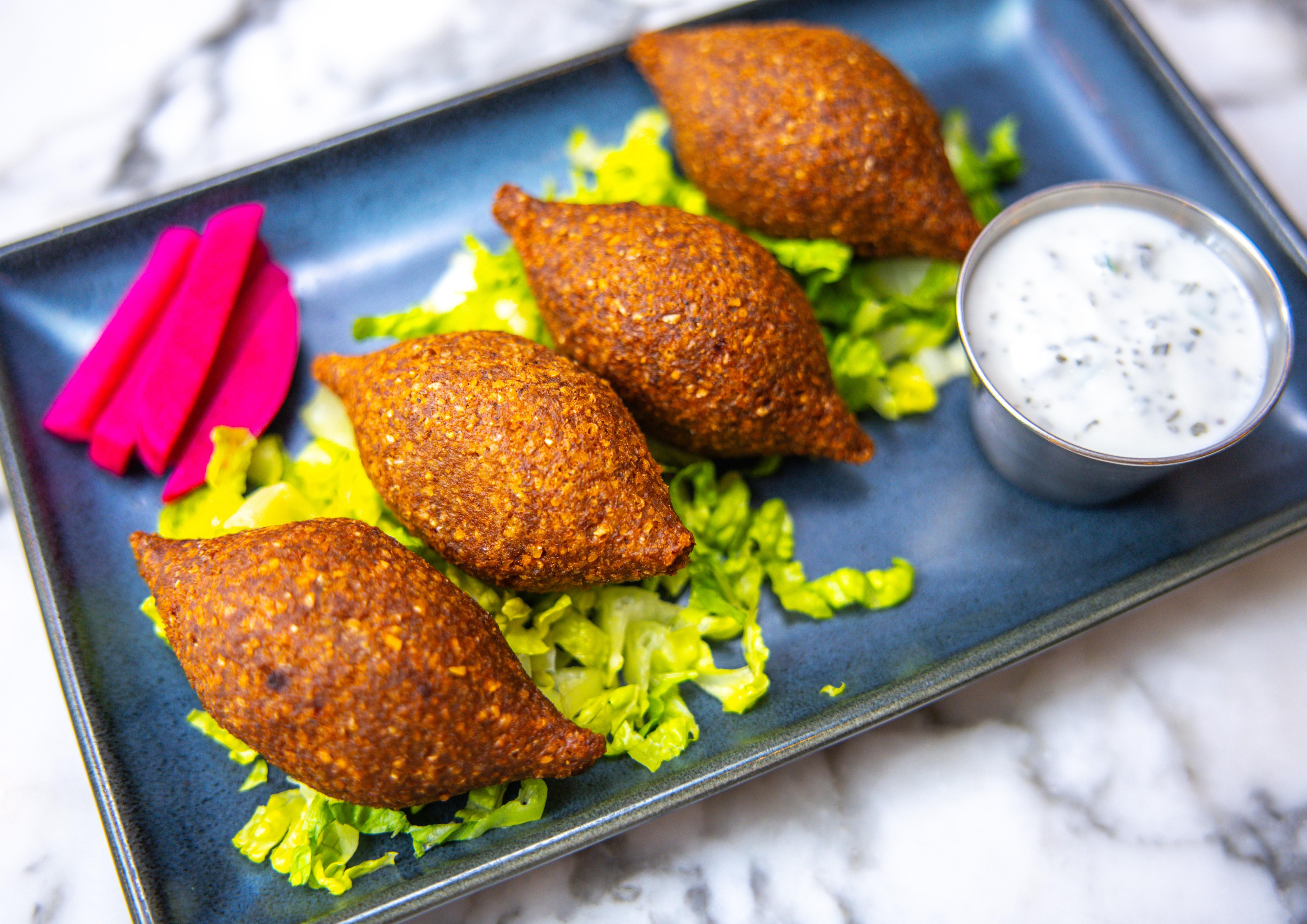 Fried Kibbe.