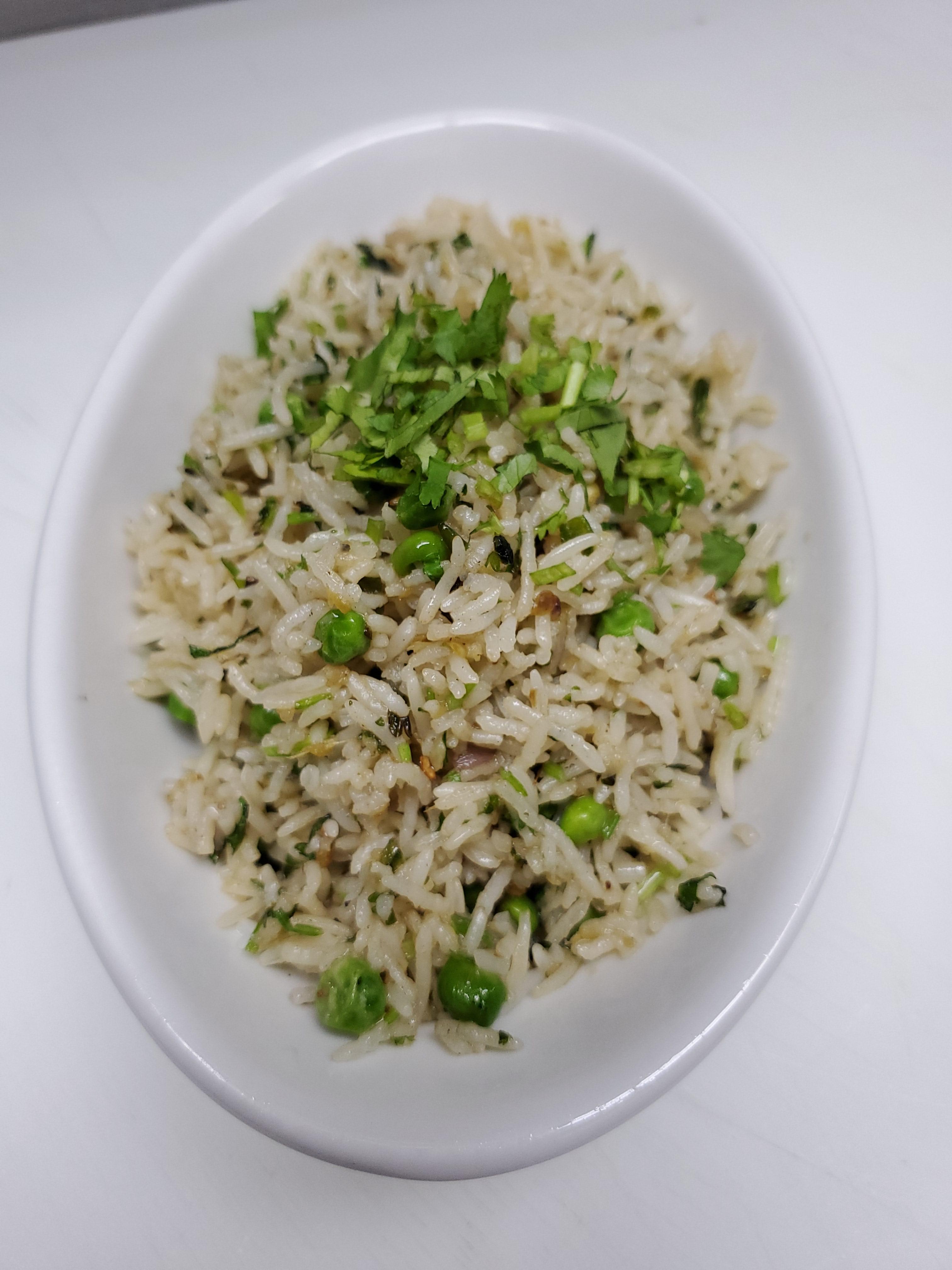 Peas Pulao (V)(G).
