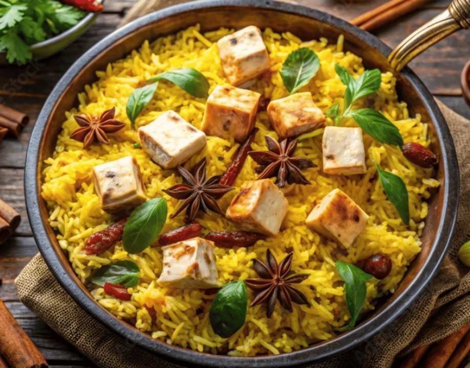 Paneer Biryani.