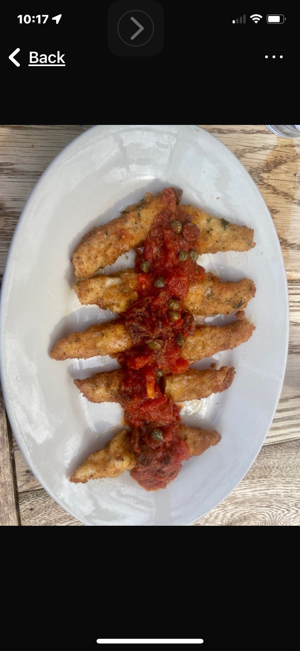 Fried Calamari Curls.