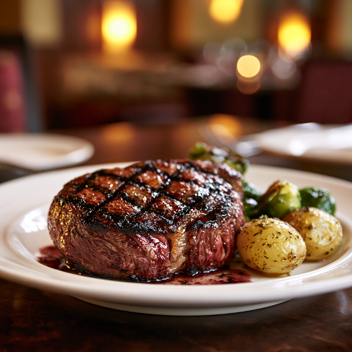 Flame-Grilled Wagyu Sirloin.