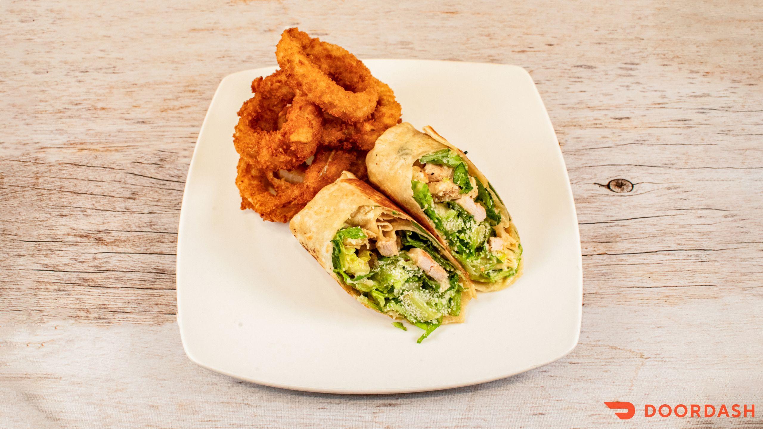 Chicken Caesar Wrap.