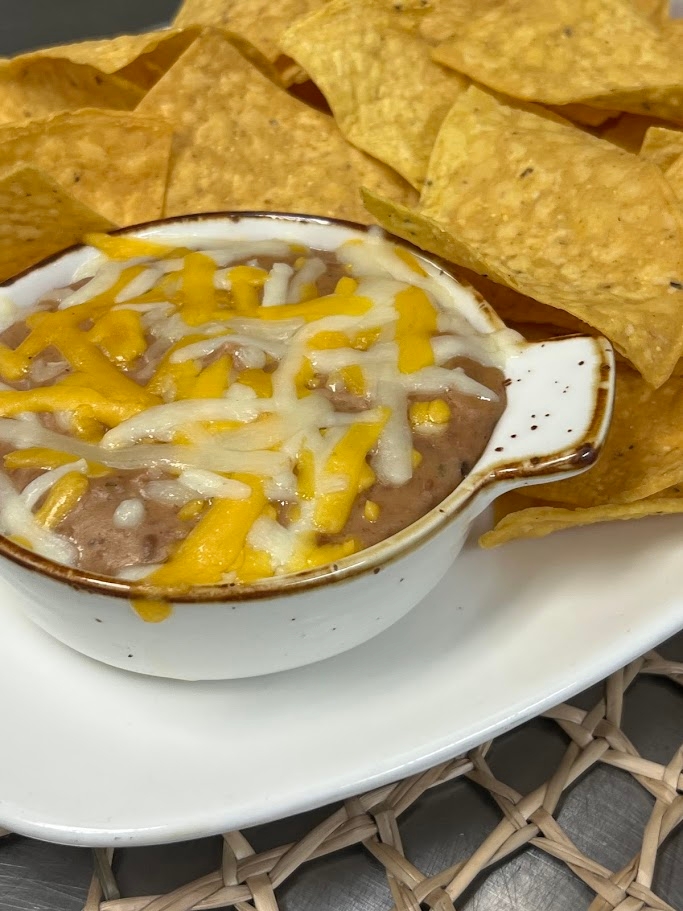 BEAN QUESO DIP.