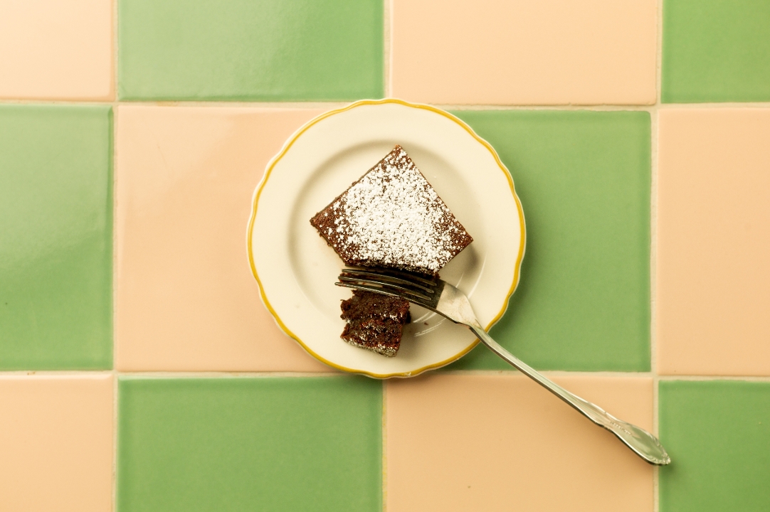 Walnut Flour Brownie.
