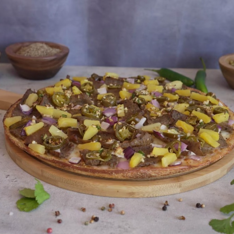 GF Spicy Lamb Kabob Pizzatwist.