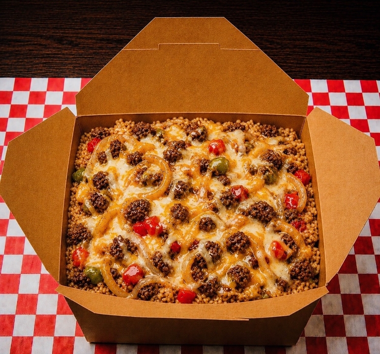 Hamburger Rice Bowl.