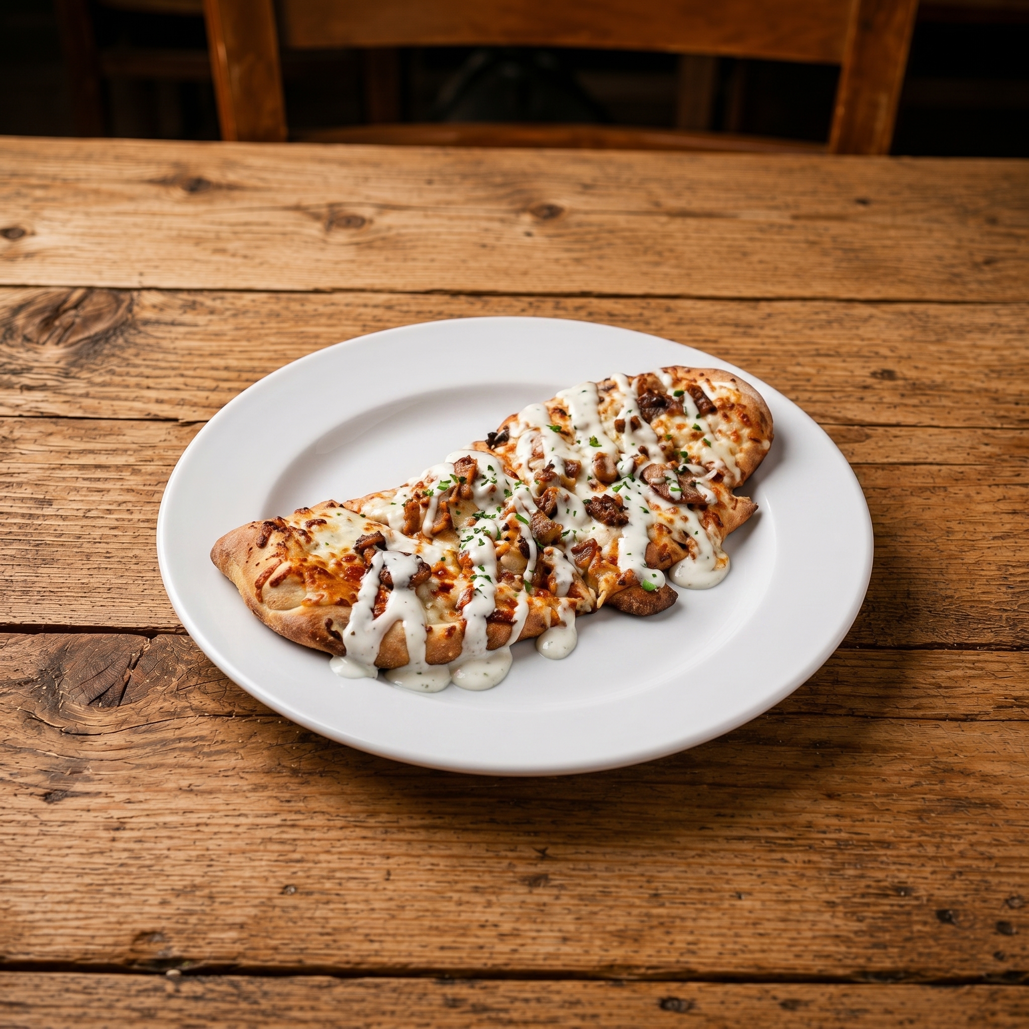 Nashville Chicken Flatbread.