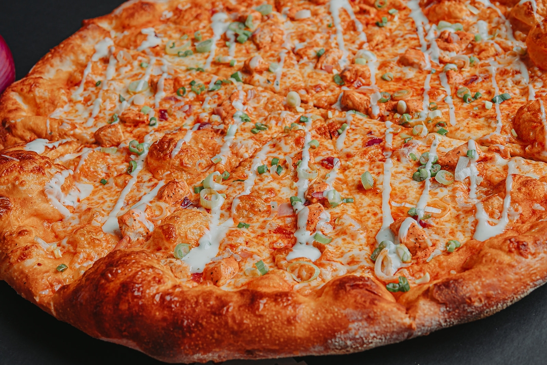 18" Buffalo Chicken Pie.