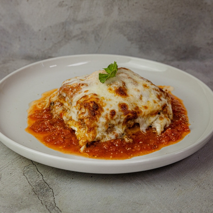 Baked Meat Lasagna.