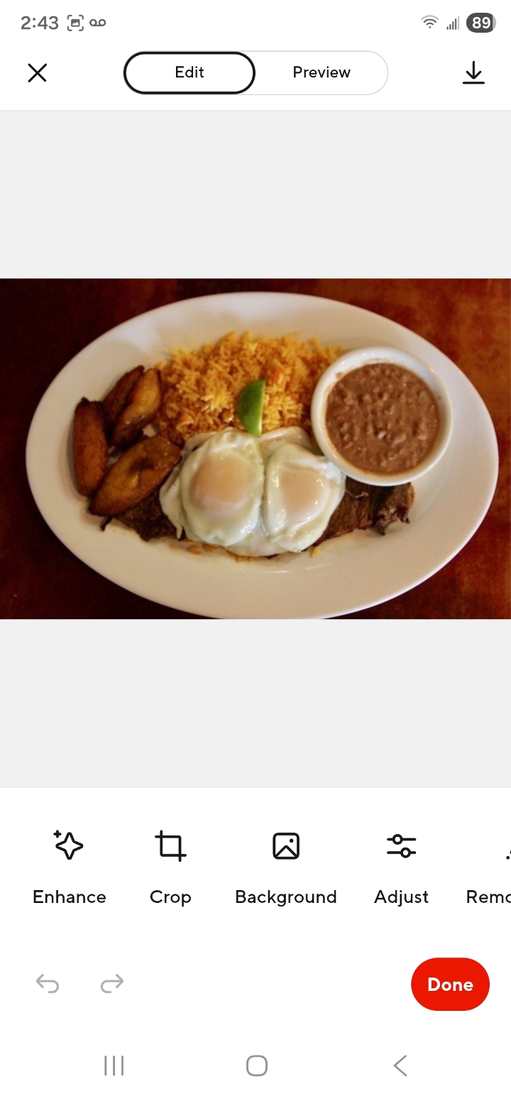El Paraíso Steak Montado.